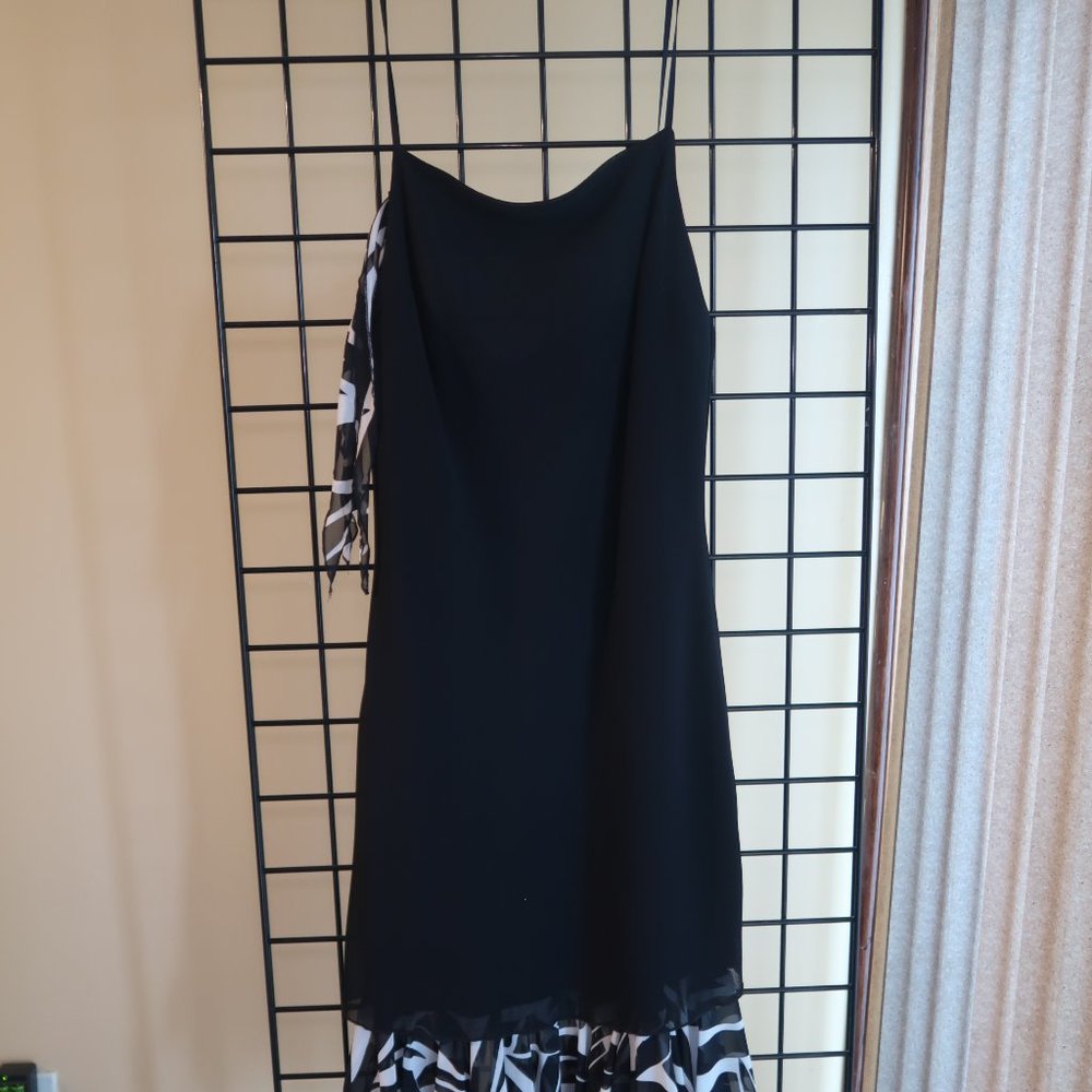 Prominent Collection Color: Black/Zebra Print - Never Worn